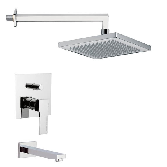 Nameeks Remer TSF2299 Remer Shower Tub And Shower Trim Package - Chrome