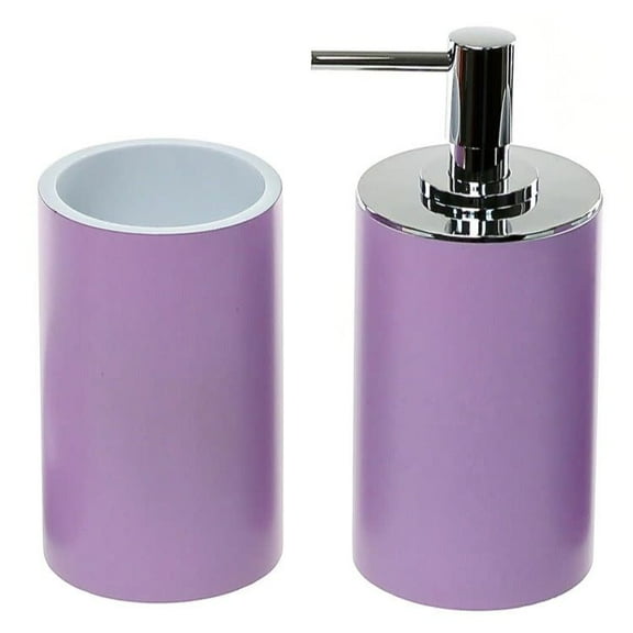 Nameeks Yu580 Gedy Bathroom Package - Metallic Lilac
