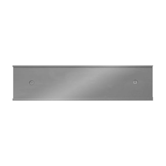 Nameplate Holder - Wall or Door - Silver 8 x 2 - Pack of 50