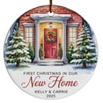 thumbnail image 1 of Names & Address New Home Christmas Ornament 2025, First in Our Christmas Ornament, 1st Christmas House Gifts for Family Newlyweds LGBT Gay Lesbian, Custom Gift Pride, 1 of 5