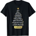 thumbnail image 1 of Names of Jesus Christian Faith Christmas Tree T-Shirt, 1 of 4