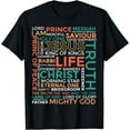 thumbnail image 1 of Names of Jesus - Christian Shirt T-Shirt, 1 of 3