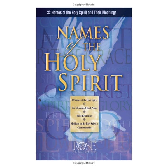 Pre-Owned Names of the Holy Spirit: 32 Names of the Holy Spirit and Their Meanings (Paperback) by Rose Publishing (Creator)