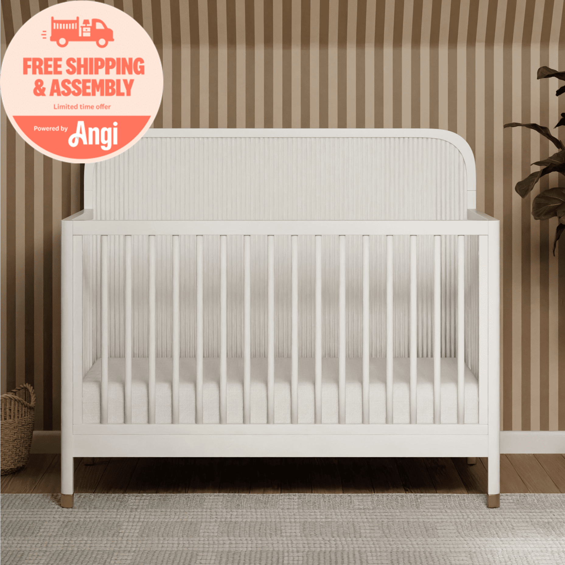 Namesake Brimsley Tambour 4-in-1 Convertible Crib
