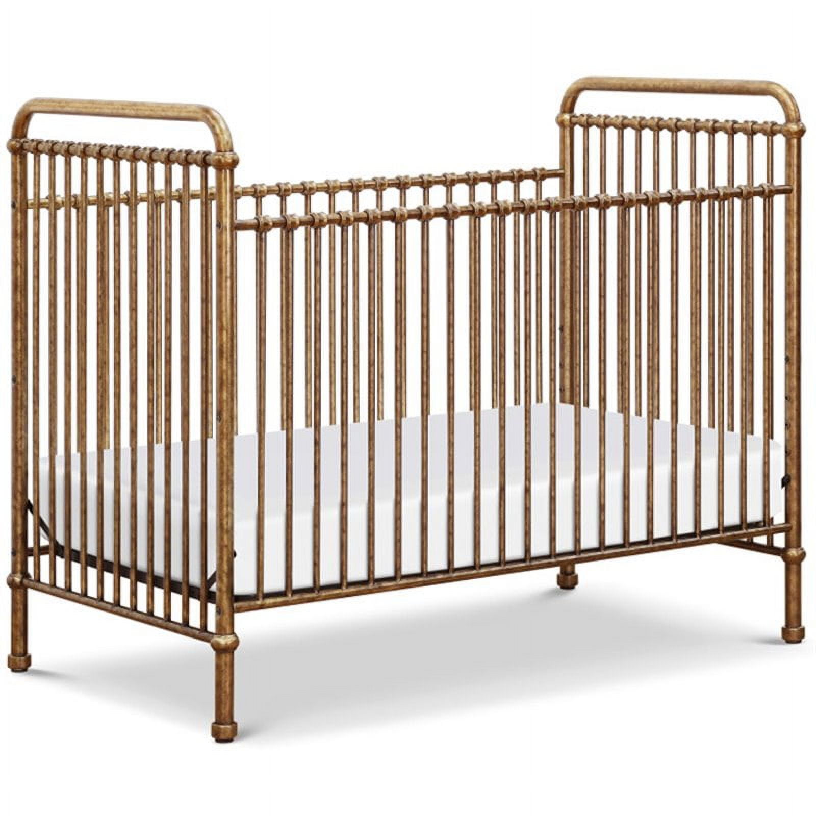 Namesake Classic Abigail 3in1 Convertible Crib in Vintage Gold