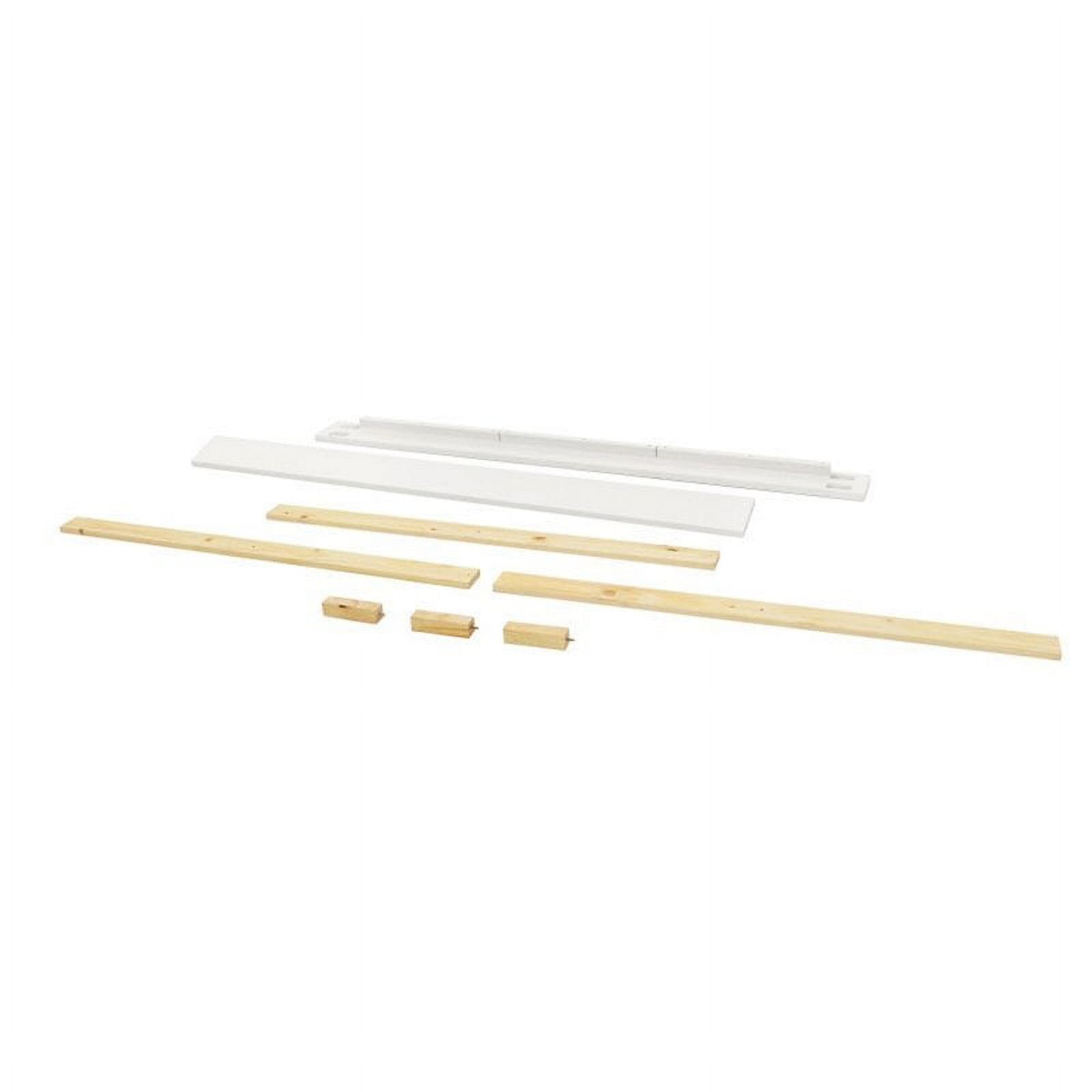 Warm White Pinewood Full Size Bed Conversion Kit