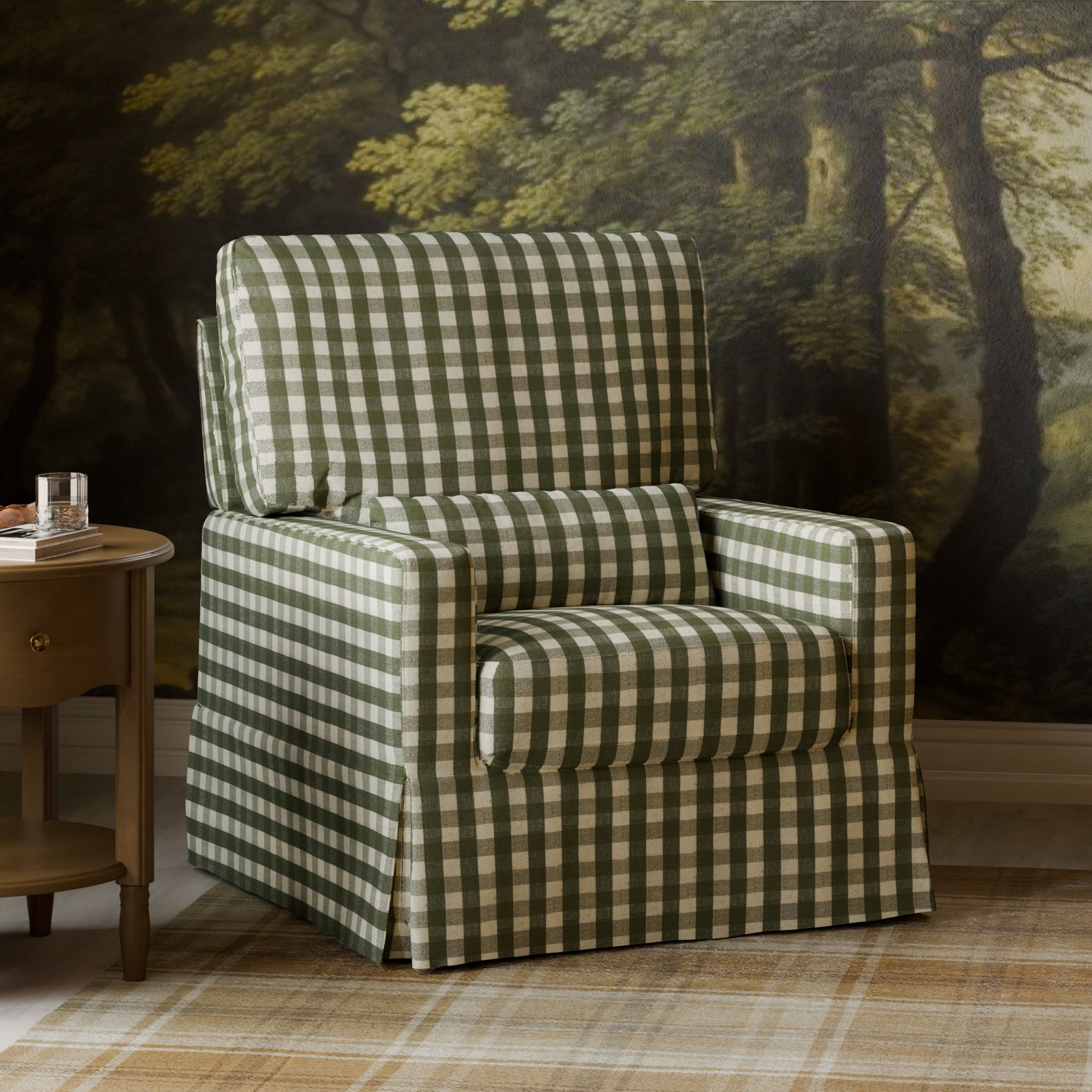 Namesake Crawford Pillowback Comfort Swivel Glider