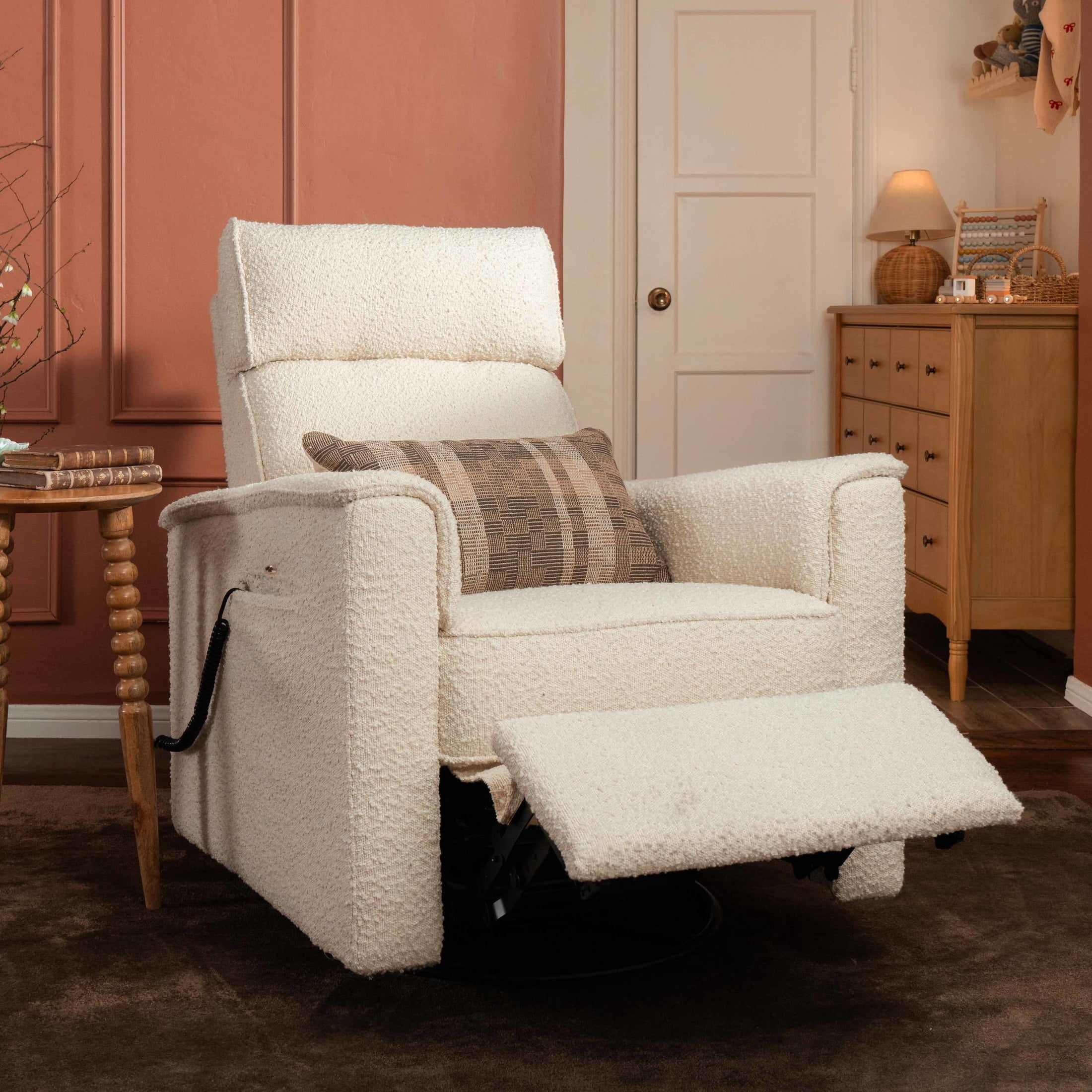 Namesake Willa Deluxe Power Recliner and Swivel Glider with Heat and Massage