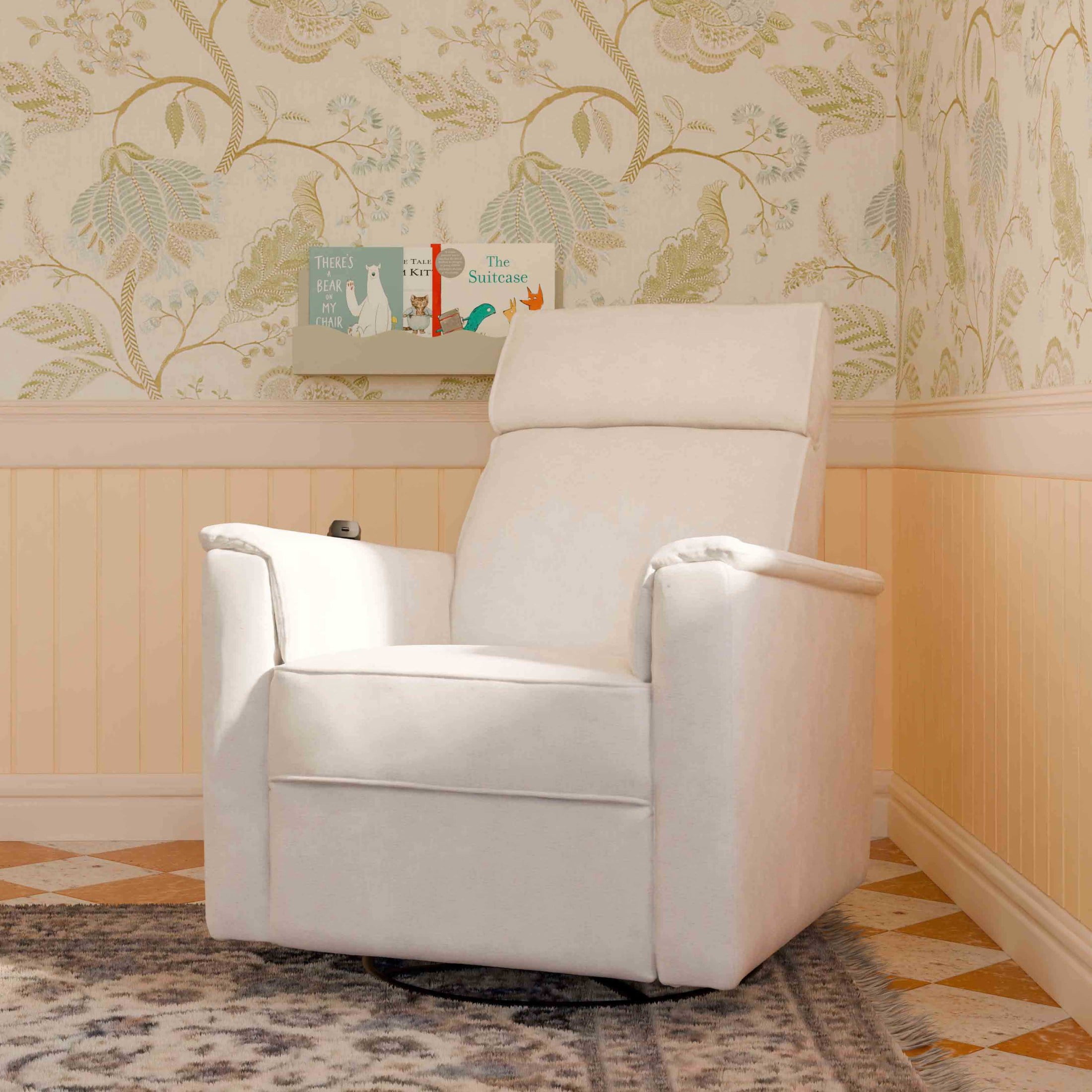 Namesake Willa Deluxe Power Recliner and Swivel Glider with Heat and Massage