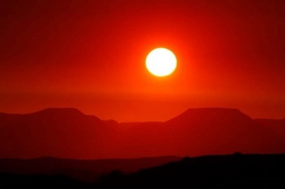 Namibia Damaraland Kalahari Desert Table Mountains Canvas Art - David Slater DanitaDelimont (17 x 11)