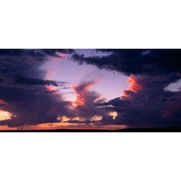 Namibia, Fish River Canyon, Thunder storm clouds Poster Print by Paul Souders (47 x 22)
