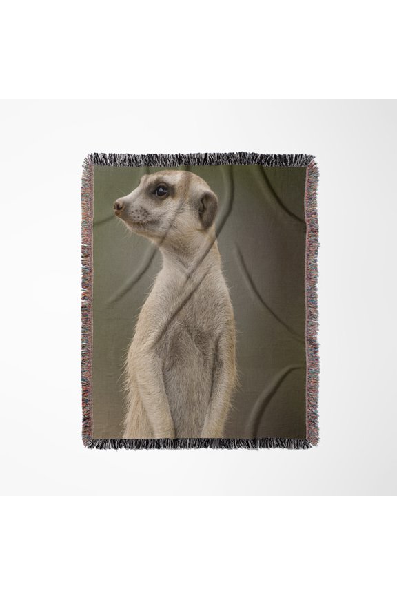 Namibia, Keetmanshoop, Meerkat Burrow, Mongoose-Af31 Pso0140 - Paul Souders, Woven Blanket