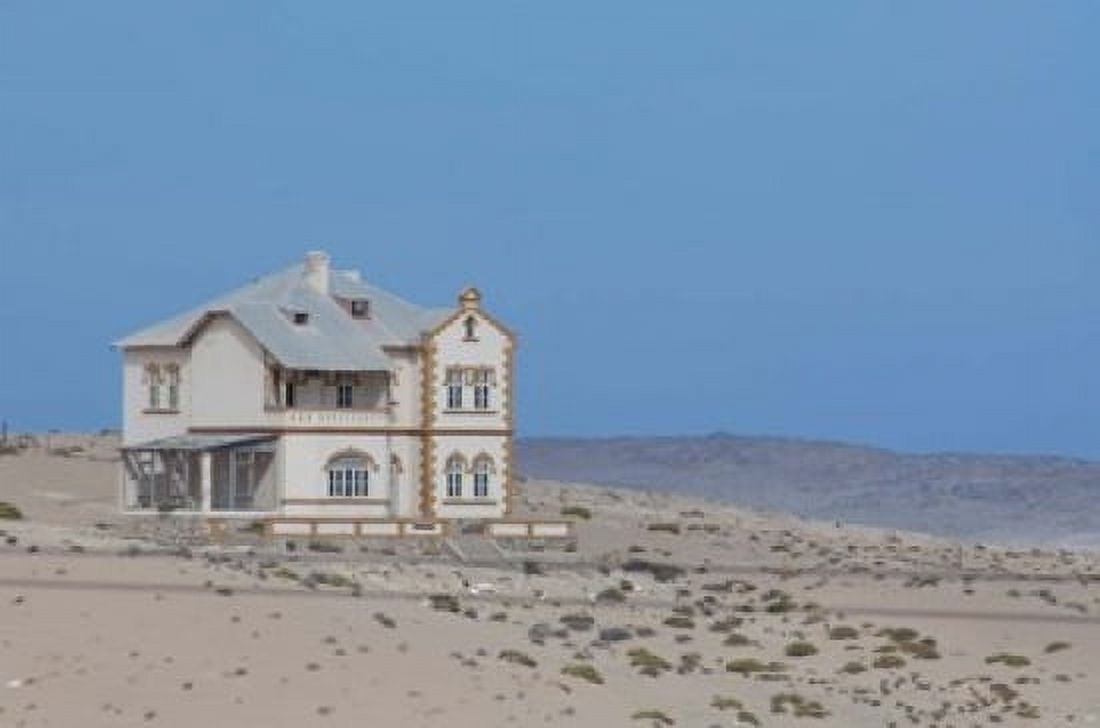 Namibia Kolmanskop diamond mining ghost town Canvas Art - Cindy Miller Hopkins DanitaDelimont (34 x 23)