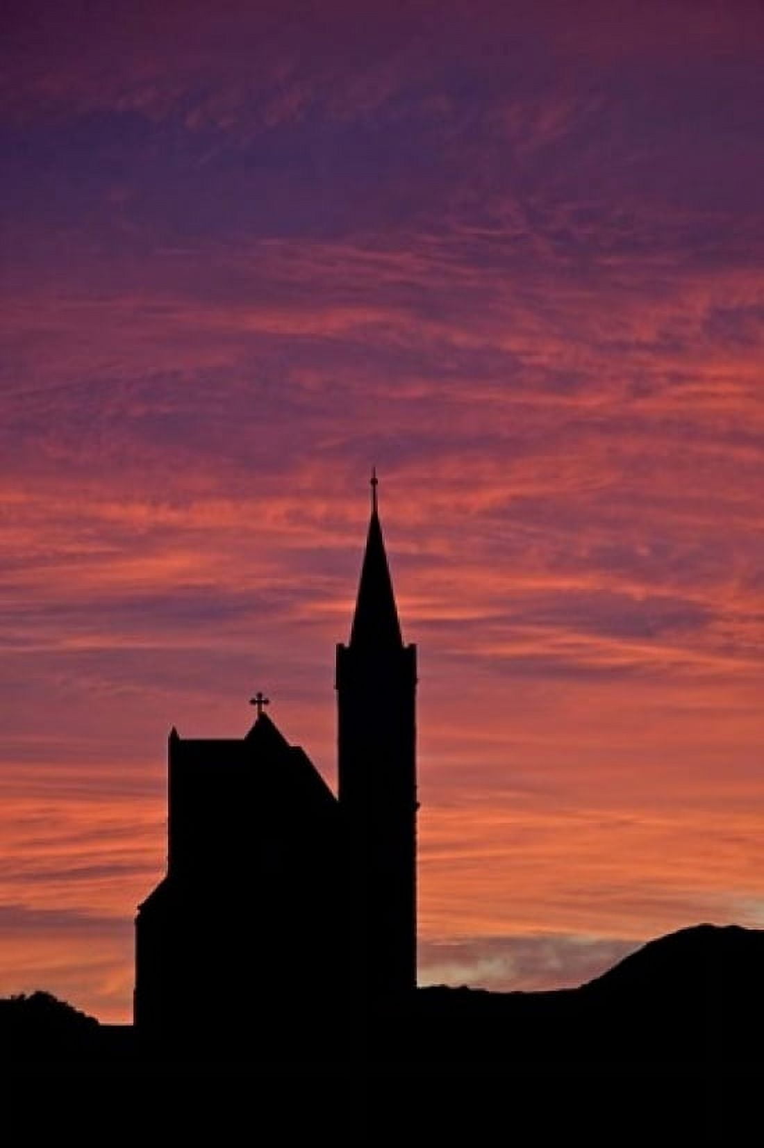 Namibia Luderitz Church at sunrise Canvas Art - Jaynes Gallery DanitaDelimont (11 x 17)