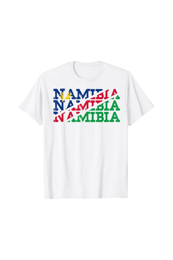 Namibia | Namibian Flag Sports Lovers T-Shirt All Size S-5XL