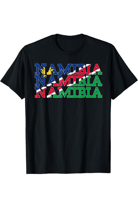 Namibia | Namibian Flag Sports Lovers T-Shirt Unisex Full Size S-5XL