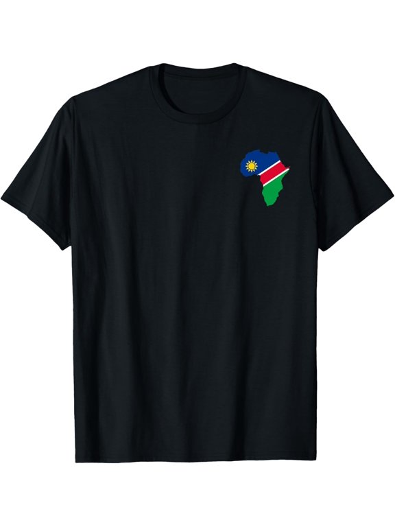 Namibian Flag Africa Design T-Shirt
