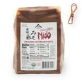 thumbnail image 1 of Namikura Aka Red Miso Aged 6 Months Organic Soybean Paste 2.2 lb /1kg with Vintage Design Metallic Bag Clip (2-Pc Set), 1 of 9