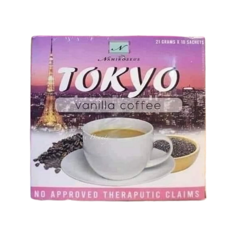 Namiroseus TOKYO Vanilla Coffee, 10 Sachets - Walmart.com