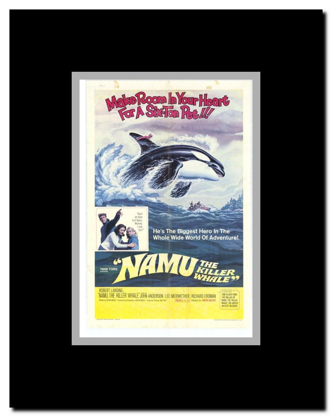 Namu the Killer Whale Framed Movie Poster