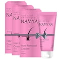 thumbnail image 1 of Namyaa Hair Removal Cream for Intimate Skin with Free Vitamin C Serum, 60 gram, Pack of 3, 1 of 2