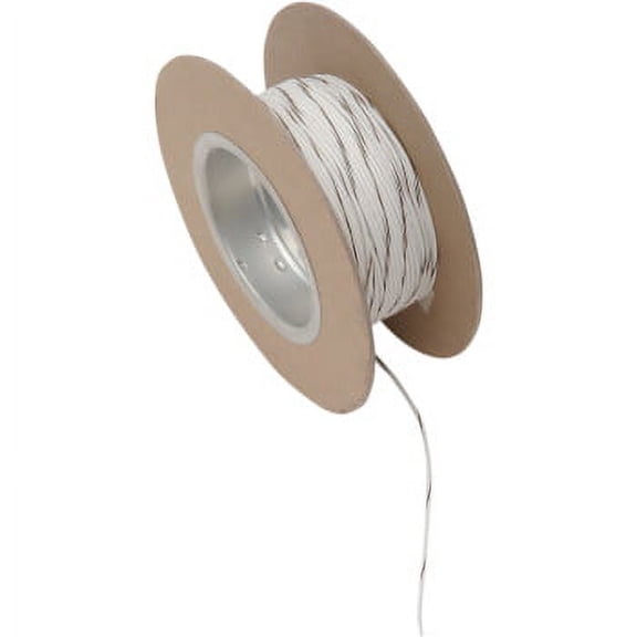 Namz 100' Wire Spool - 18 Gauge - White/Brown NWR-91-100