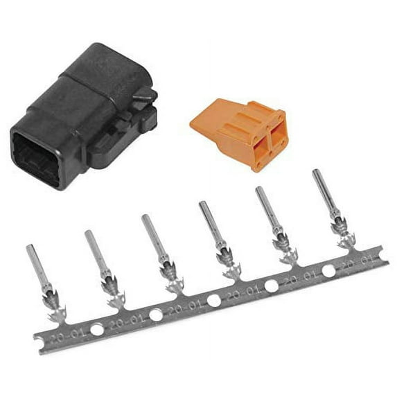 Namz 6 Posdeutsch Dtm 6 Pos Plug Blk Mdp-6B New