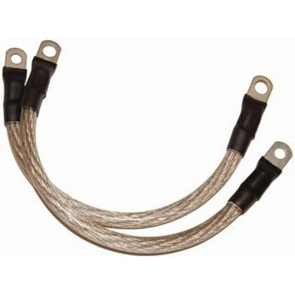 Namz Custom Cycle NBC-C15 Battery Cables - Clear - 15in.
