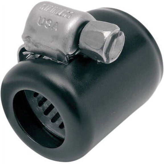 Namz Custom Cycle NHC-B206 Hose Clamp for 3/8in. Oil Line - Black