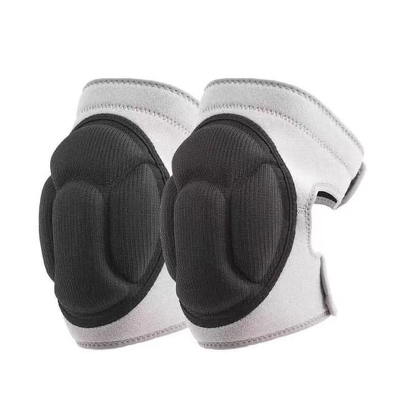 NAMZI 1 Pairs Thicken Sponge Knee Protector Pads for Sports,Cleaning, House Work, Scrubbing Floors, Gardening Knee Pads Kneeling Cushions (Gray ,L )