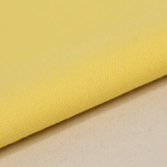 Namzi 1 Pcs 100150cm Natural Cotton Canvas Fabric, Multipurpose Sewing Craft Material for Painting Embroidery Bag Making DIY Handcraft Home Decor Projects,Yellow