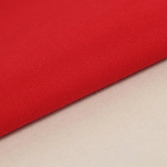 Namzi 1 Pcs 100150cm Natural Cotton Canvas Fabric, Multipurpose Sewing Craft Material for Painting Embroidery Bag Making DIY Handcraft Home Decor Projects,Red