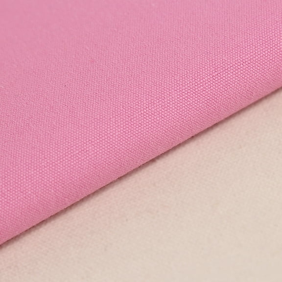 Namzi 1 Pcs 100150cm Natural Cotton Canvas Fabric, Multipurpose Sewing Craft Material for Painting Embroidery Bag Making DIY Handcraft Home Decor Projects,Pink C