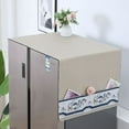 thumbnail image 1 of Namzi 1 piece double door refrigerator dust cover single door cover cloth washing machine microwave oven oil proof waterproof dust cover 170 * 60cm (light brown), 1 of 2