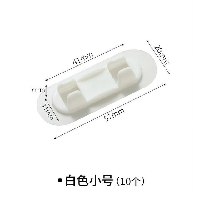 Namzi 10 piece wire fixer, no drilling plug, wall wiring, selfadhesive
