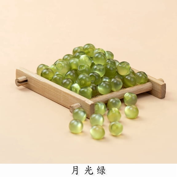 Namzi 100 PCS Round Resin Buttons,0.39 Inch Reusable Fabric Fasteners for DIY Sewing Projects,Shirts,Sweaters,Coats Decorative Purposes,Green B