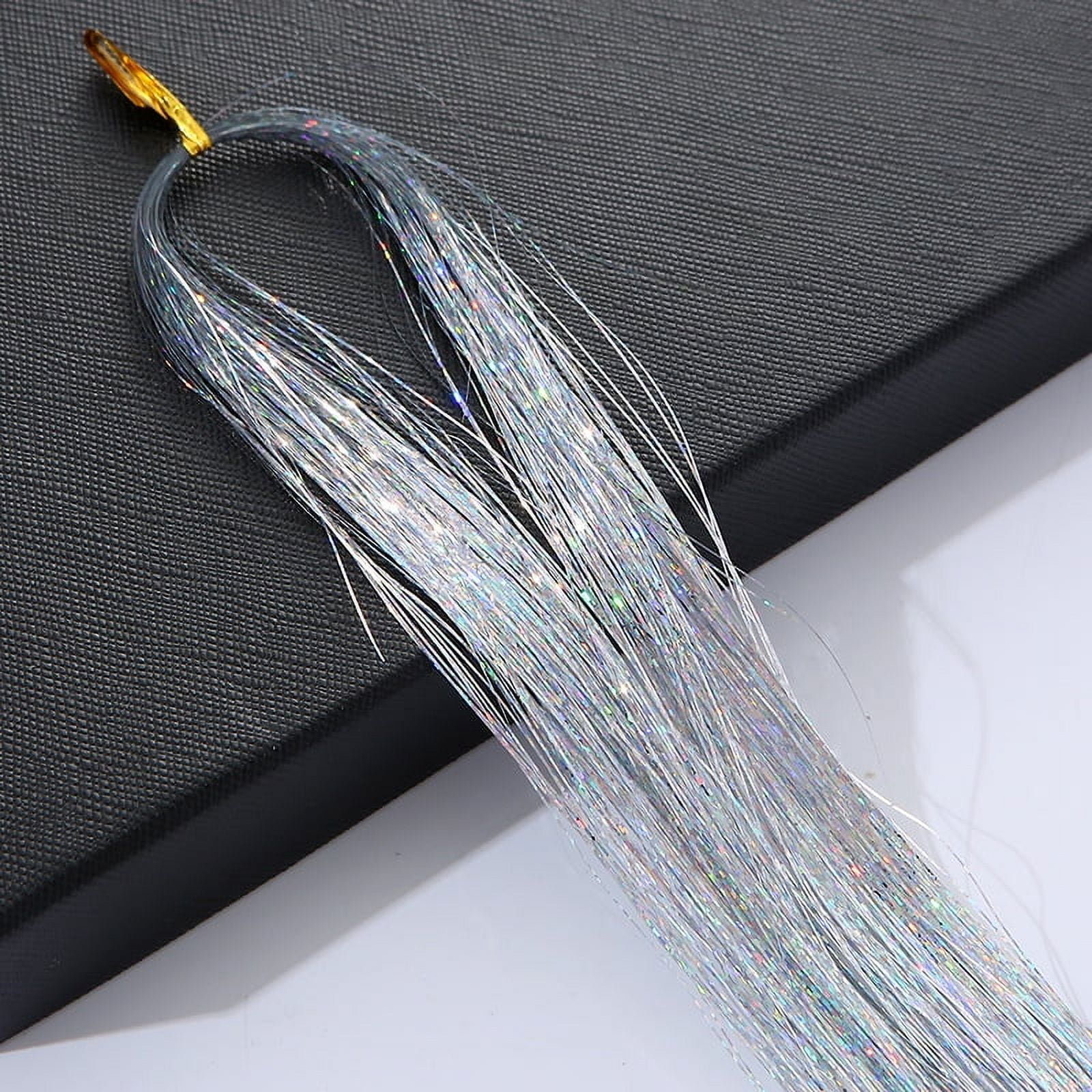 Namzi 100Pcs Colorful Hair Strings For Braids Gradient Color Hair Rope ...