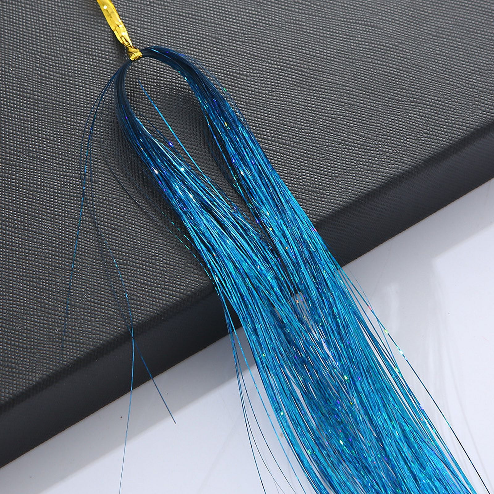 Namzi 100Pcs Colorful Hair Strings For Braids Gradient Color Hair Rope ...