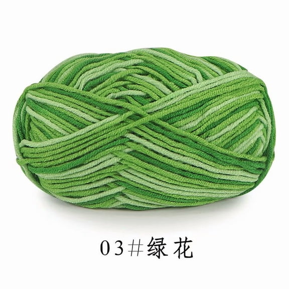Namzi 100g Multi-Colored Knitting Yarn Cotton Hand Knitting Yarn Crochet Thread for DIY Crafts,Scarf,Multicolored 03