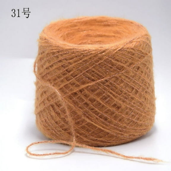 Namzi 100g Soft & Shiny Yarn - Multicolor Yarn for Knitting, Crochet, Weaving, Landscapes Yarn, Multicolor Yarn for Knitting,Pumpkin Yellow