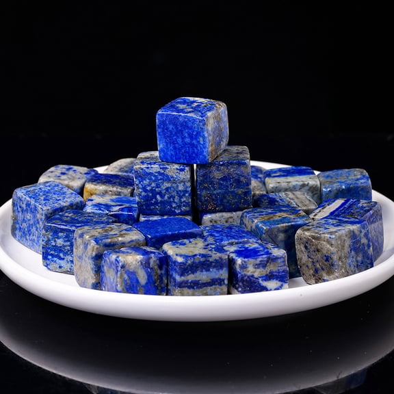 Namzi 100g natural crystal raw stone block stone blue texture aromatherapy stone expansion stone fish tank decoration natural block stone 1.5-2cm