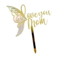 thumbnail image 1 of Namzi 10pcs Happy Mother's Day Cake Topper Mom Letter Cake topper Pink, Decorative Party Cake Decoration for Mother's Day(Gold A), 1 of 5