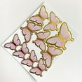 thumbnail image 1 of NAMZI 10sets Elegant Butterfly Cake Decorations, Butterfly Cake Decorations Suitable For Party/Anniversary/Birthday Party Decoration Cupcake Decorations(Pink A), 1 of 5