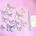 thumbnail image 1 of NAMZI 10sets Elegant Butterfly Cake Decorations, Butterfly Cake Decorations Suitable For Party/Anniversary/Birthday Party Decoration Cupcake Decorations(Purple), 1 of 5