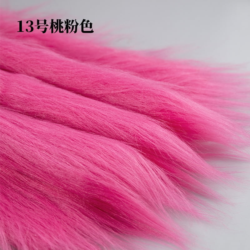 Namzi 12 cm Plush Fabric,39*71 Inch Fluffy Faux Fur Fabric for DIY Craft Sewing Projects,Costume,Cuddly Doll,Carpet,Home Decoration,Color 11