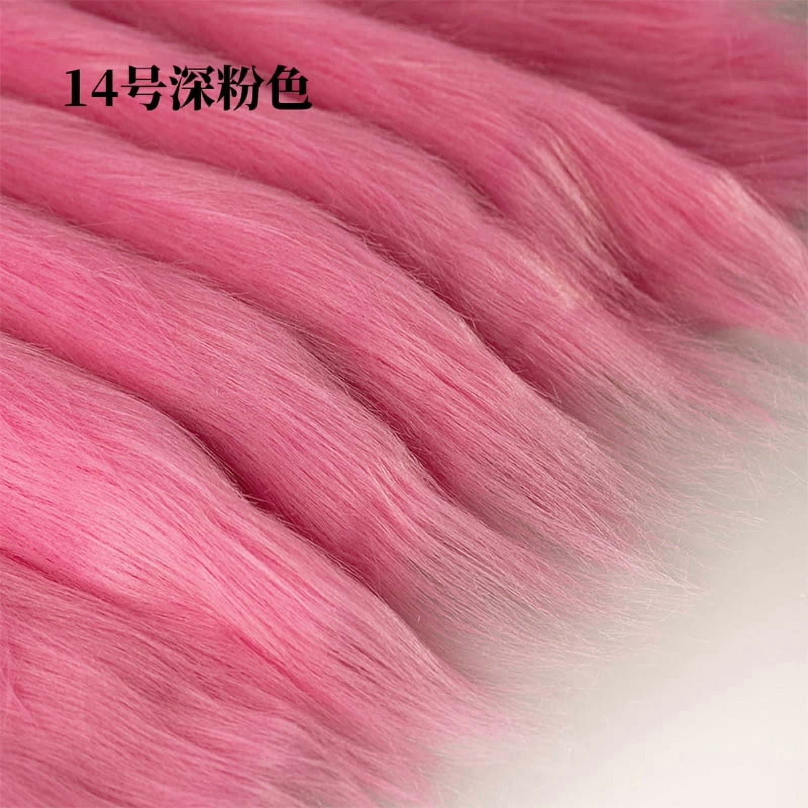 Namzi 12 cm Plush Fabric,39*71 Inch Fluffy Faux Fur Fabric for DIY Craft Sewing Projects,Costume,Cuddly Doll,Carpet,Home Decoration,Color 12