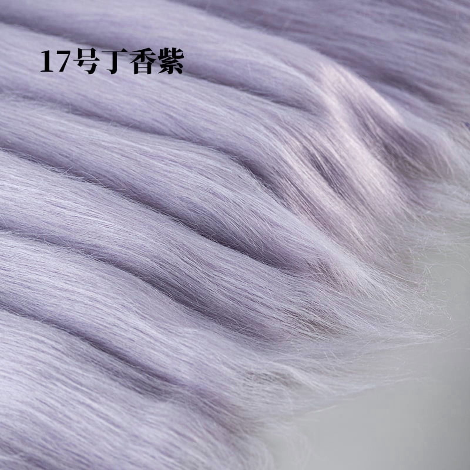 Namzi 12 cm Plush Fabric,39*71 Inch Fluffy Faux Fur Fabric for DIY Craft Sewing Projects,Costume,Cuddly Doll,Carpet,Home Decoration,Color 15