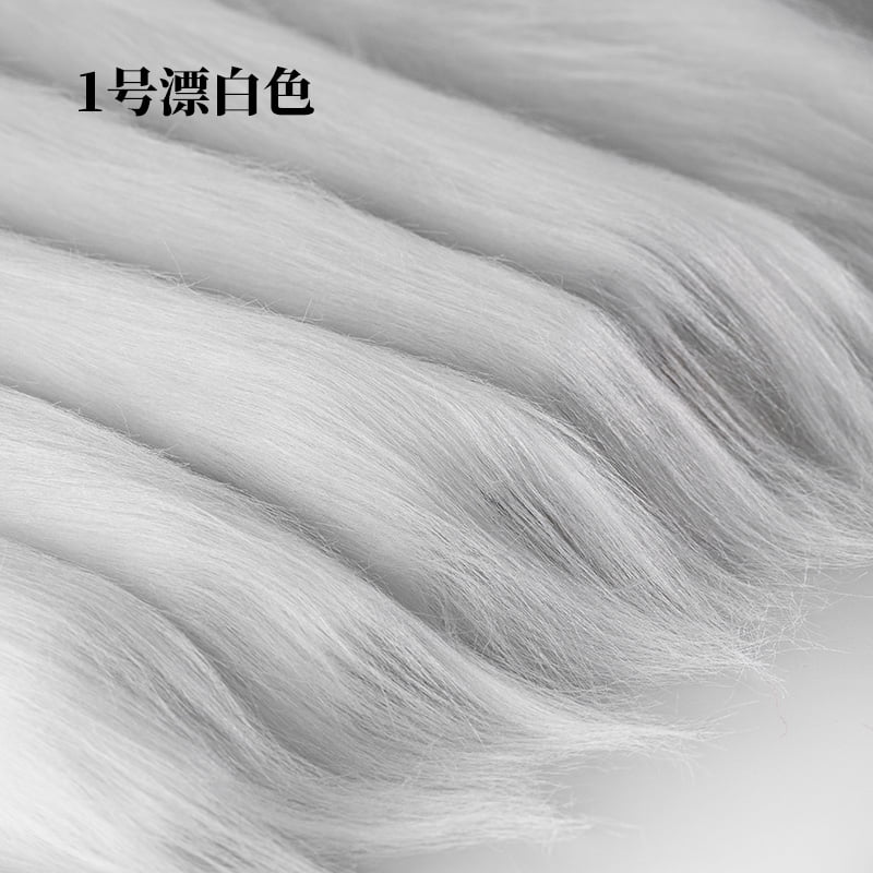 Namzi 12 cm Plush Fabric,39*71 Inch Fluffy Faux Fur Fabric for DIY Craft Sewing Projects,Costume,Cuddly Doll,Carpet,Home Decoration,Color 1