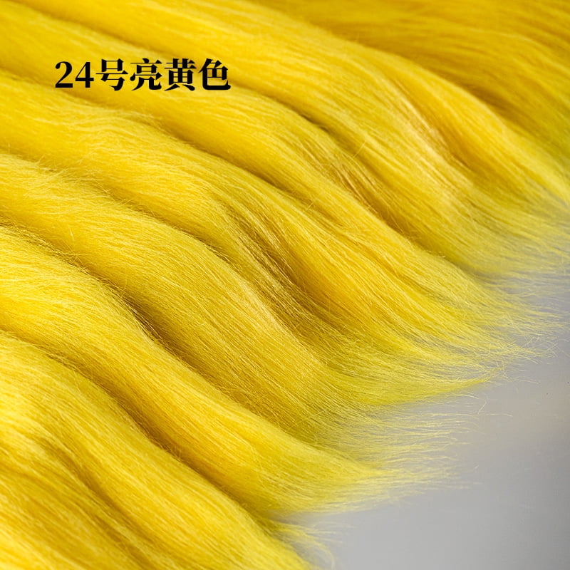 Namzi 12 cm Plush Fabric,39*71 Inch Fluffy Faux Fur Fabric for DIY Craft Sewing Projects,Costume,Cuddly Doll,Carpet,Home Decoration,Color 22