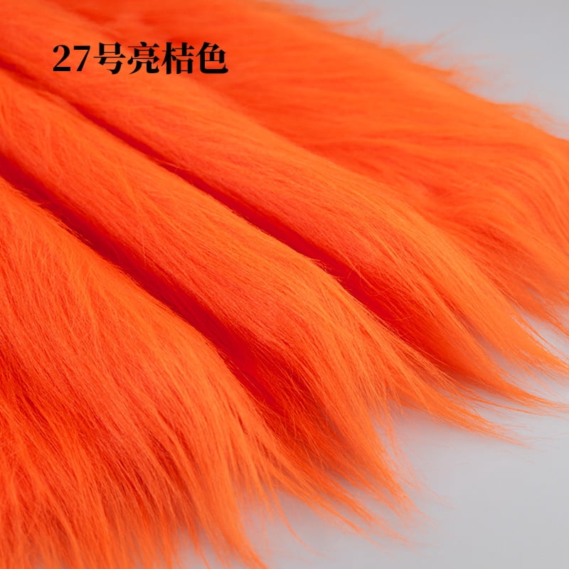 Namzi 12 cm Plush Fabric,39*71 Inch Fluffy Faux Fur Fabric for DIY Craft Sewing Projects,Costume,Cuddly Doll,Carpet,Home Decoration,Color 25